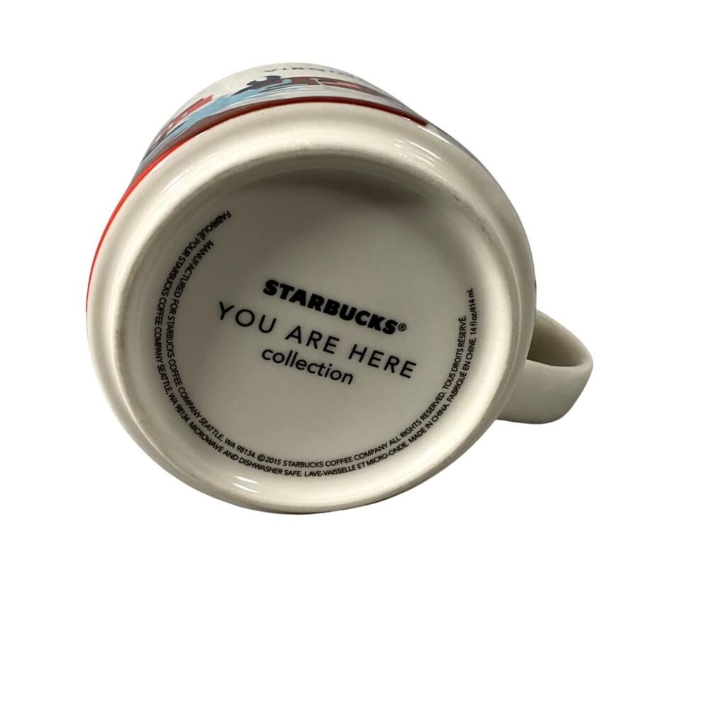 Starbucks Virginia You Are Here Collection 14oz Mug Coffee Cup - Picture 5 of 5